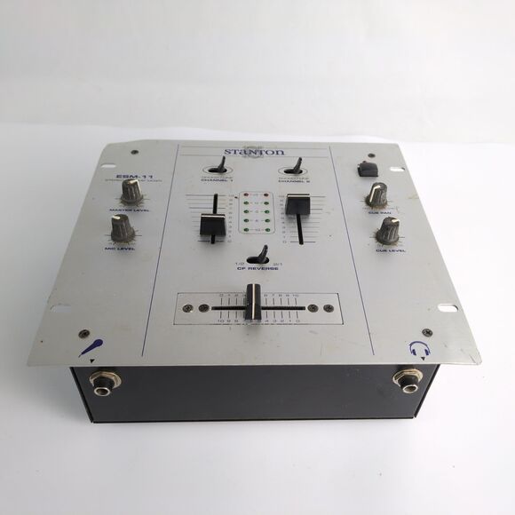 Stanton ESM-11 Stereo Preamp DJ Mixer, Untested for Parts/Repair No Power Cable - Picture 1 of 7